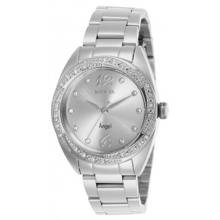 Invicta Women's 27456 Angel Quartz 3 Hand Silver Dial Watch