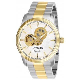 Invicta Men's 27561 Objet D Art Automatic 3 Hand Silver Dial Watch