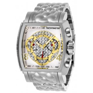 Invicta Men's 27954 S1 Rally Quartz Multifunction Silver, Gold Dial Watch
