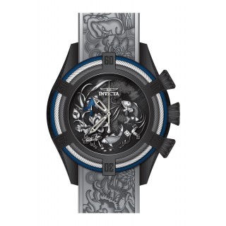 Invicta Men's 28218 Bolt Quartz 3 Hand Black, Blue, Grey Dial Watch