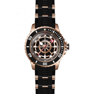 Invicta Men's 28313 Pro Diver Automatic 3 Hand Black, Rose Gold Dial Watch