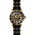 Invicta Men's 28314 Pro Diver Automatic 3 Hand Black, Gold Dial Watch