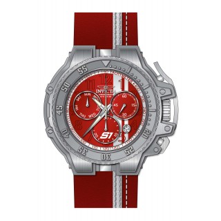 Invicta Men's 28394 S1 Rally Quartz Chronograph Red, White Dial Watch