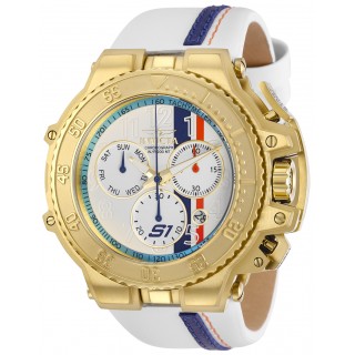 Invicta Men's S1 Rally 28398 Quartz Chronograph White, Blue, Red Dial Watch