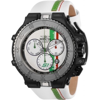 Invicta Men's 28401 S1 Rally Quartz Chronograph White, Green, Red Dial Watch