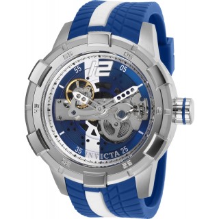 Invicta Men's 28593 S1 Rally Automatic Multifunction Blue, Silver Dial Watch
