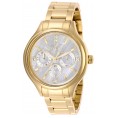 Invicta Women's 28654 Angel Quartz 3 Hand White Dial Watch