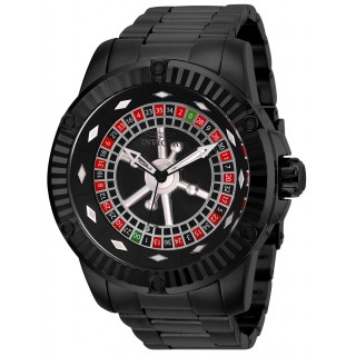 Invicta Men's 28712 Specialty Automatic 3 Hand Black, Red, Green, Silver Dial Watch