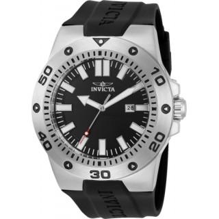 Invicta Men's 28815 Pro Diver Quartz 3 Hand Black Dial Watch