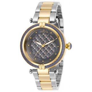 Invicta Lady 28936 Bolt Quartz 3 Hand Gunmetal Dial Watch
