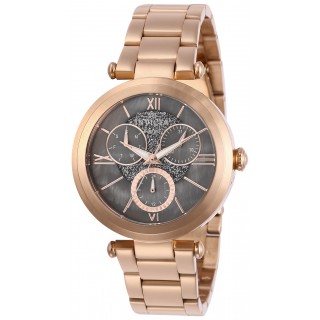 Invicta Women's 28937 Angel Quartz 3 Hand Rose Gold, White, Grey Dial Watch