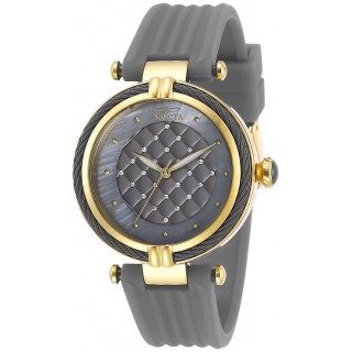 Invicta Lady 28944 Bolt Quartz 3 Hand Gunmetal Dial Watch