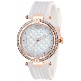 Invicta Lady 28946 Bolt Quartz 3 Hand White Dial Watch