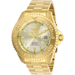 Invicta Men's Pro Diver 28950 Automatic 3 Hand Champagne Dial Watch