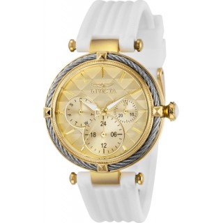Invicta Women's 28966 Bolt Quartz 3 Hand Gold Dial Watch