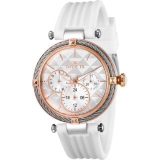Invicta Women's 28972 Bolt Quartz 3 Hand White Dial Watch