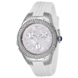 Invicta Women's 29084 Angel Quartz 3 Hand White Dial Watch