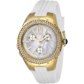 Invicta Women's 29086 Angel Quartz 3 Hand White Dial Watch
