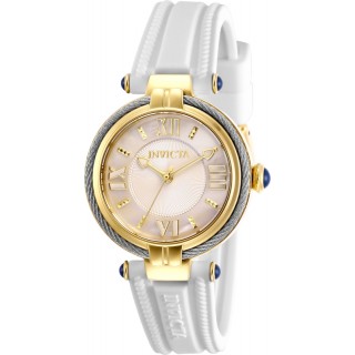 Invicta Women's Bolt 29125 Quartz 3 Hand White Dial Watch
