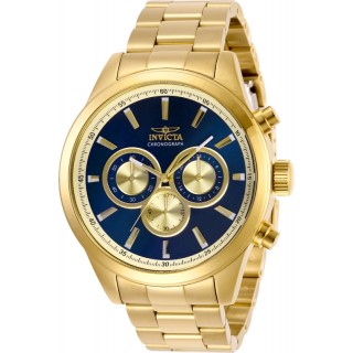 Invicta Men's 29175 Specialty Quartz Chronograph Blue Dial Watch