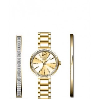 Invicta Women's Angel 29269 Quartz 3 Hand Gold Dial Watch