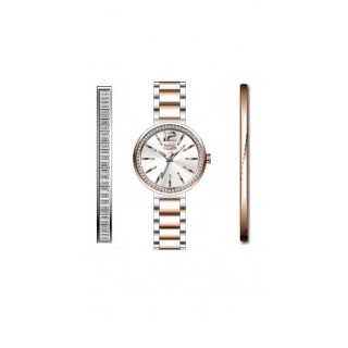 Invicta Women's Angel 29276 Quartz 3 Hand Silver Dial Watch