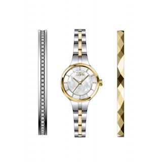 Invicta Women's 29282 Angel Quartz 3 Hand Gold Dial Watch