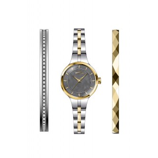 Invicta Women's 29283 Angel Quartz 3 Hand Charcoal Dial Watch