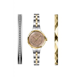 Invicta Women's 29284 Angel Quartz 3 Hand Brown Dial Watch