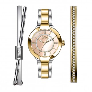 Invicta Women's 29328 Angel Quartz 3 Hand Brown Dial Watch