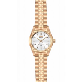 Invicta Lady 29413 Specialty Quartz 3 Hand Silver Dial Watch