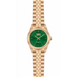 Invicta Lady 29414 Specialty Quartz 3 Hand Green Dial Watch