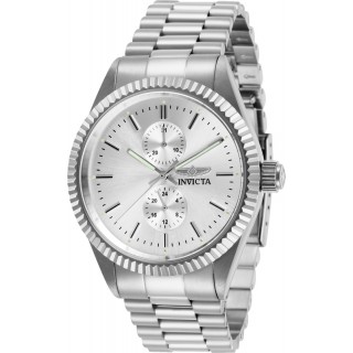 Invicta Men's Specialty 29418 Quartz Multifunction Silver Dial Watch