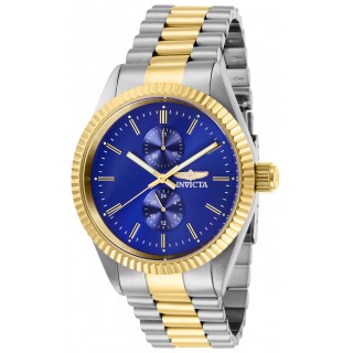 Invicta Men's 29424 Specialty Quartz 3 Hand Blue Dial Watch