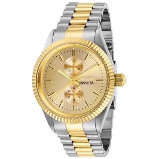 Invicta Men's 29426 Specialty Quartz Multifunction Gold Dial Watch