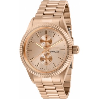 Invicta Men's 29436 Specialty Quartz 3 Hand Rose Gold Dial Watch
