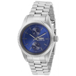 Invicta Lady 29438 Specialty Quartz 3 Hand Blue Dial Watch