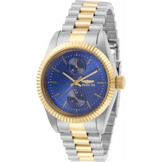Invicta Lady 29441 Specialty Quartz 3 Hand Blue Dial Watch