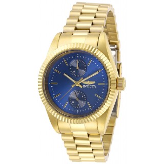 Invicta Lady 29446 Specialty Quartz 3 Hand Blue Dial Watch