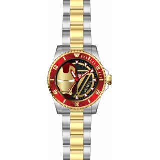 Invicta 0 29679 Marvel 0 3 Hand Black Dial Watch