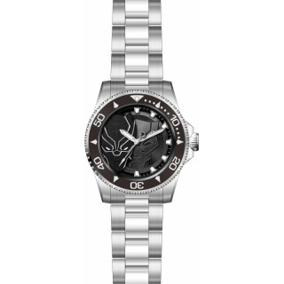 Invicta Men's 29685 Marvel Quartz 3 Hand Black Dial Watch