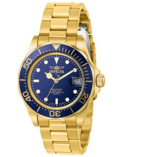 Invicta Men's Pro Diver 9312 Quartz 3 Hand Blue Dial Watch