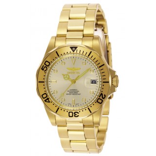 Invicta Men's 9618 Pro Diver Automatic 3 Hand Champagne Dial Watch