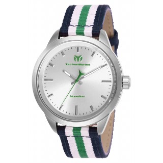 TechnoMarine Women's TM-117005 MoonSun Quartz Silver Dial Watch